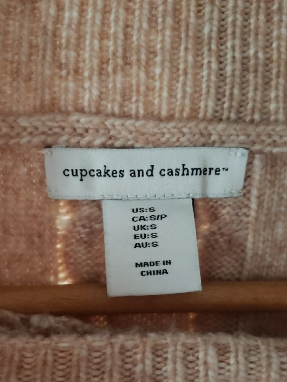 cupcakes & cashmere Cable Knit Sleeveless Mock Neck Vest - Cream - Picture 2 of 3